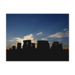 Stonehenge dusk postcard