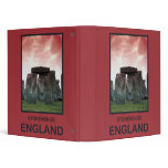 Stonehenge England 3 Ring Binder