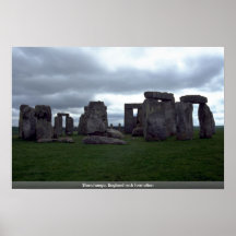 Stonehenge, England rock formation Poster