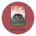 Stonehenge England Round Stickers