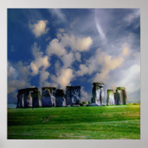 Stonehenge Landscape Poster