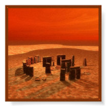 Stonehenge on Mars posters by SophiaDeer Stonehenge on Mars posters