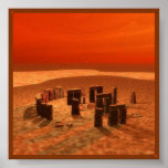 Stonehenge on Mars Print