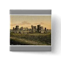 Stonehenge, Salisbury, England rare Photochrom Pinback Button