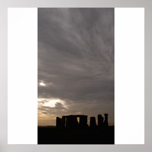 Stonehenge Silhouette Print