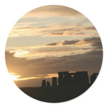 Stonehenge Round Stickers