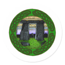 Stonehenge Round Sticker