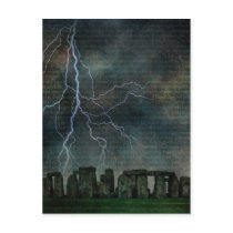 Stonehenge Storm Post Cards