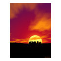 Stonehenge Sunset posters