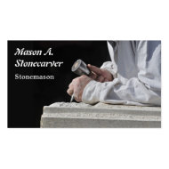 Stonemason business card