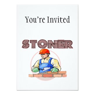 Stoner 5x7 Paper Invitation Card
