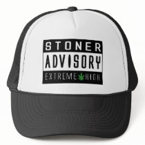 Stoner Advisory extreme high sexy girls guys hats by dustyvinyldesign Stoner Advisory extreme high sexy girls guys hats