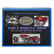 Stones Custom Motorcycle Calendar 2012