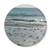 Stones On Beach Shore Magnet
