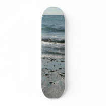 Stones On Beach Shore Custom Skateboard
