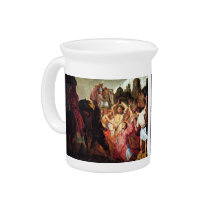 Stoning of Stephen by Rembrandt Drink Pitcher