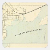 Stonington, Groton Square Sticker