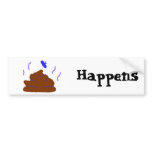 Stool Happens bumper stickers