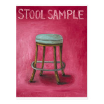 Stool Sample postcards