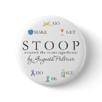 STOOP - Nourish The Inner Significant Button by monkeyclown STOOP - Nourish The Inner Significant Button