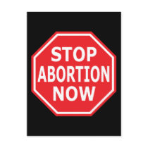 Stop Abortion Now postcards