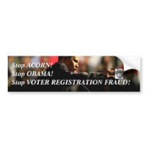 Stop ACORN bumper stickers