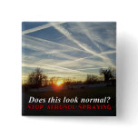Stop Aerosol Spraying Pinback Buttons