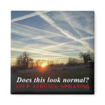 Stop Aerosol Spraying Fridge Magnets