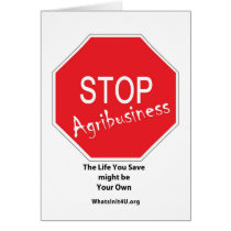 Stop Agribusiness Card