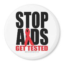Stop AIDS: Get Tested Magnet