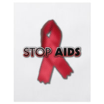 Stop AIDS (Line) Personalized Flyer