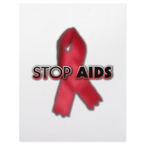 Stop AIDS (Line) Personalized Letterhead