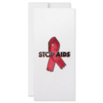 Stop AIDS (Line) Rack Cards