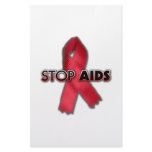 Stop AIDS (Line) Custom Stationery
