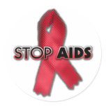 Stop AIDS (Line) Stickers
