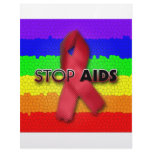 Stop AIDS (Rainbow) Customized Letterhead