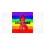 Stop AIDS (Rainbow) Custom Photo Card