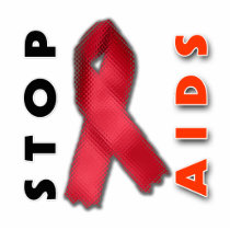 Stop AIDS (Side) photo sculptures