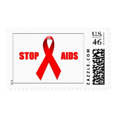 STOP AIDS STAMPS by mike3488