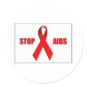 STOP AIDS stickers
