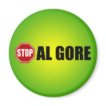 Stop Al Gore Refrigerator Magnet