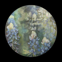 Stop and Smell the Bluebonnets Refrigerator Magnet magnets