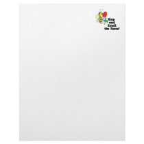 stop and smell the roses letterhead design