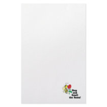 stop and smell the roses personalized stationery