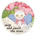 Stop and smell the roses sticker by bmoussart Stop and smell the roses sticker