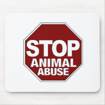 Stop Animal Abuse mousepads