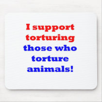 Stop animal abuse mousepads