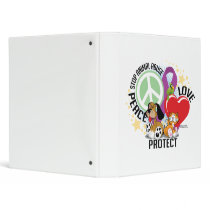 Stop Animal Abuse PLP binders by fightcancertees Stop Animal Abuse PLP binders