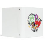 Stop Animal Abuse PLP Vinyl Binders