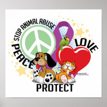 Stop Animal Abuse PLP Posters
